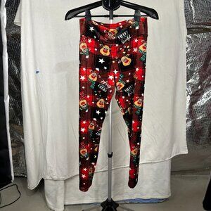 No‎ boundaries kids christmas pajamas red size L